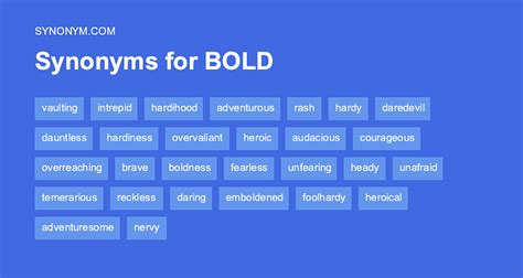 bold & beautiful characters|BOLD Synonyms: 439 Similar and Opposite Words .